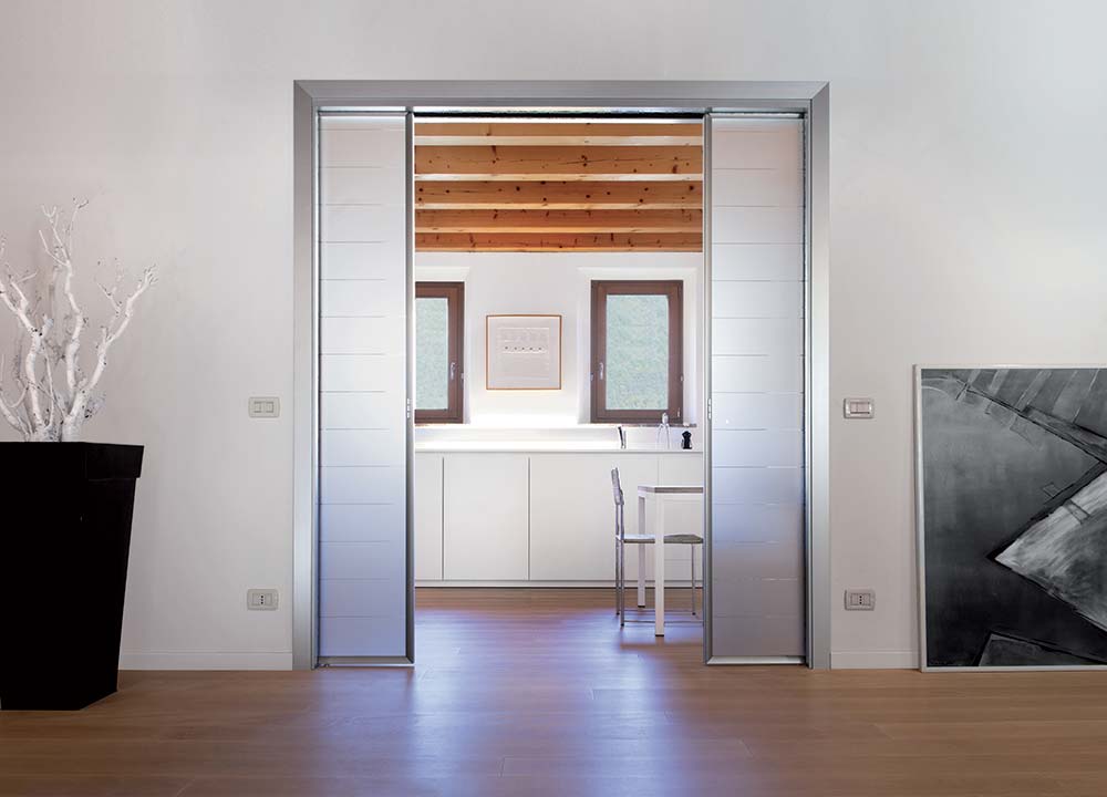 Install Pocket or Sliding Doors for small space in house