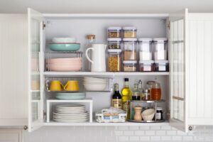 Install Space-Saving Kitchen Racks for a Clutter-Free Cooking Space 